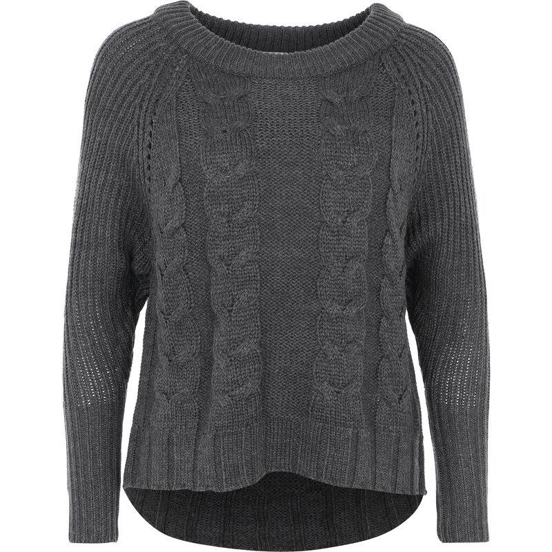 Noisy May Pullover mit Zopfmuster