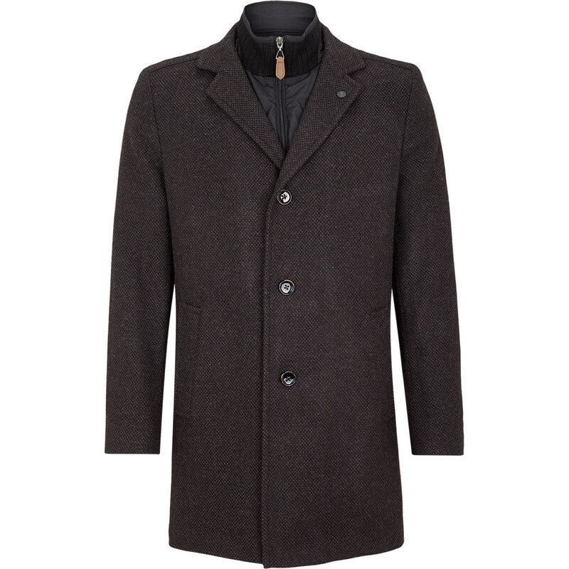 s.Oliver Premium Wattierter Tweed-Mantel