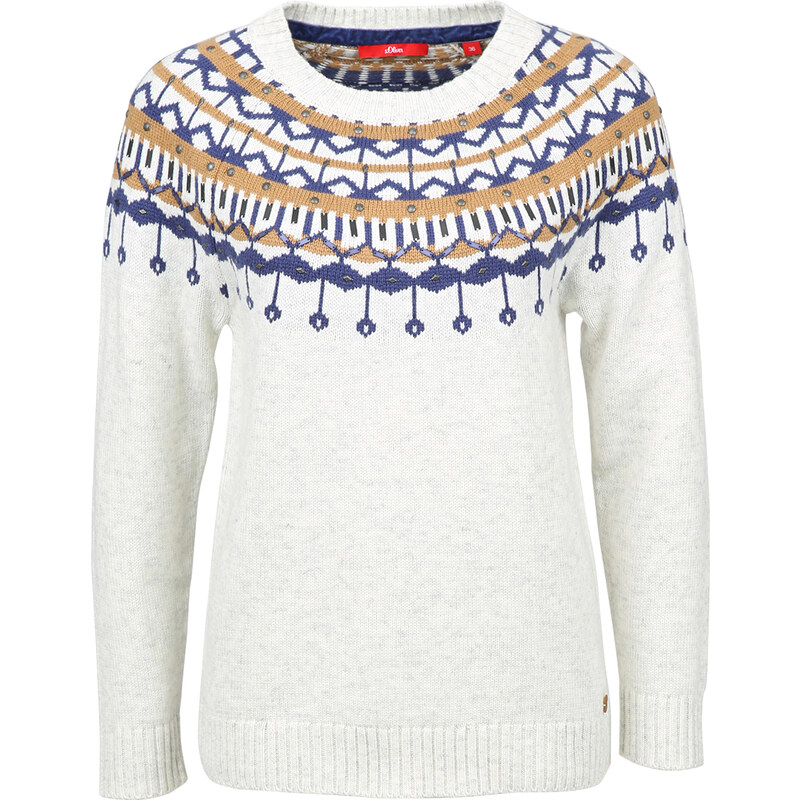 s.Oliver Pullover im Norweger-Style