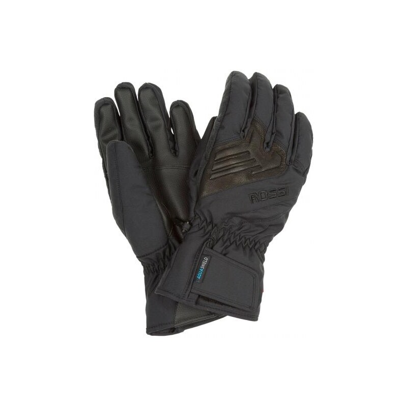 Vittorio Rossi Strickfleece Handschuhe, schwarz