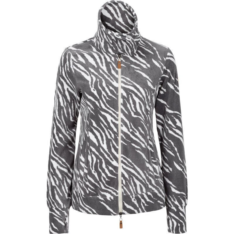bpc bonprix collection Kuschelfleece-Jacke langarm in grau für Damen von bonprix