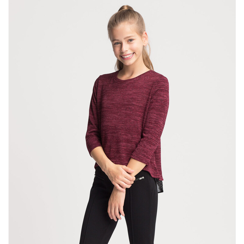 C&A Pullover im 2-in-1-Look in Rot