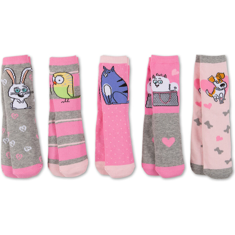 C&A 5 Paar Pets Socken in Rosa