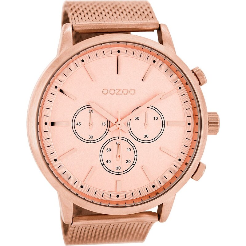 Oozoo Armbanduhr im Chrono-Look Rosé 48 mm C8262