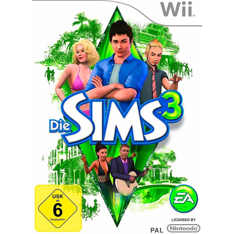 Electronic Arts Software Pyramide - Nintendo Wii Spiel »Die Sims 3«