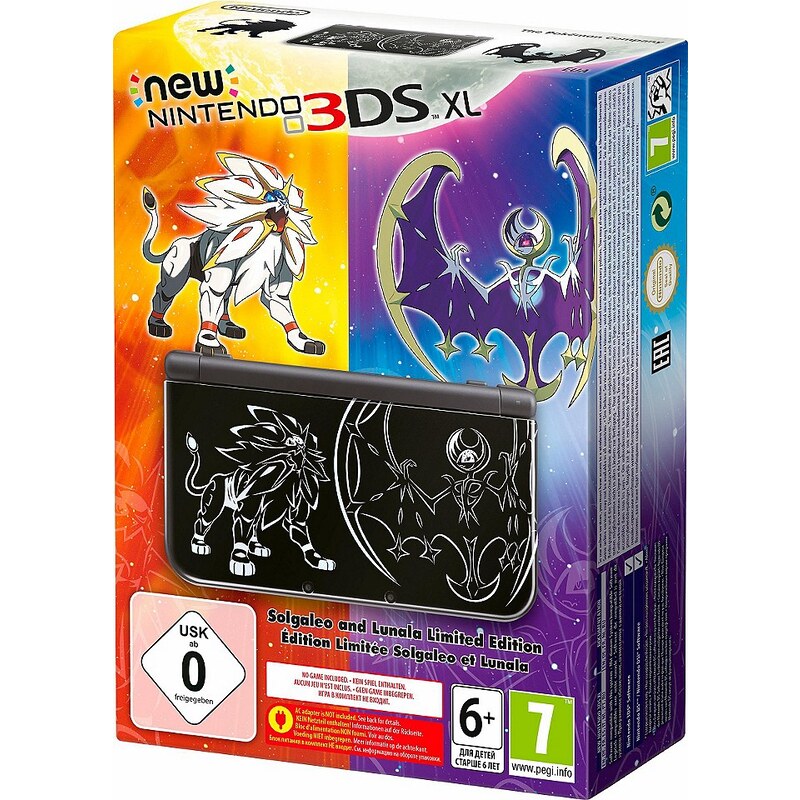 New Nintendo 3DS XL Solgaleo und Lunala Limited Edition