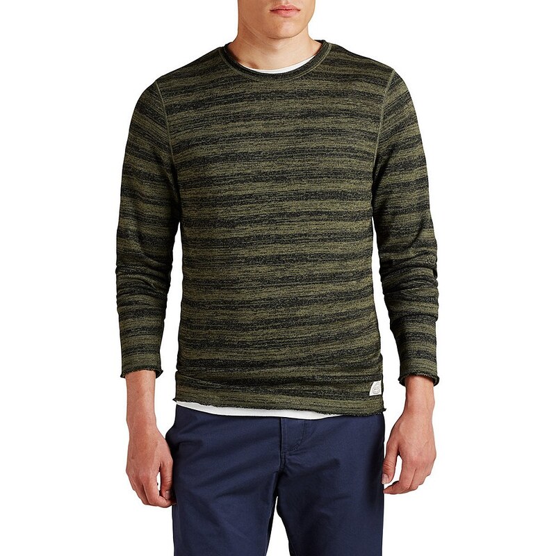 Jack & Jones Streifenmelange- Sweatshirt