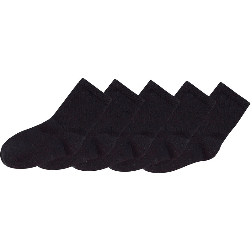 bpc bonprix collection Socken (5er-Pack) in schwarz für Mädchen von bonprix
