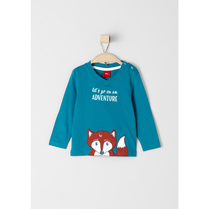 s.Oliver Longsleeve mit Fuchs-Patch