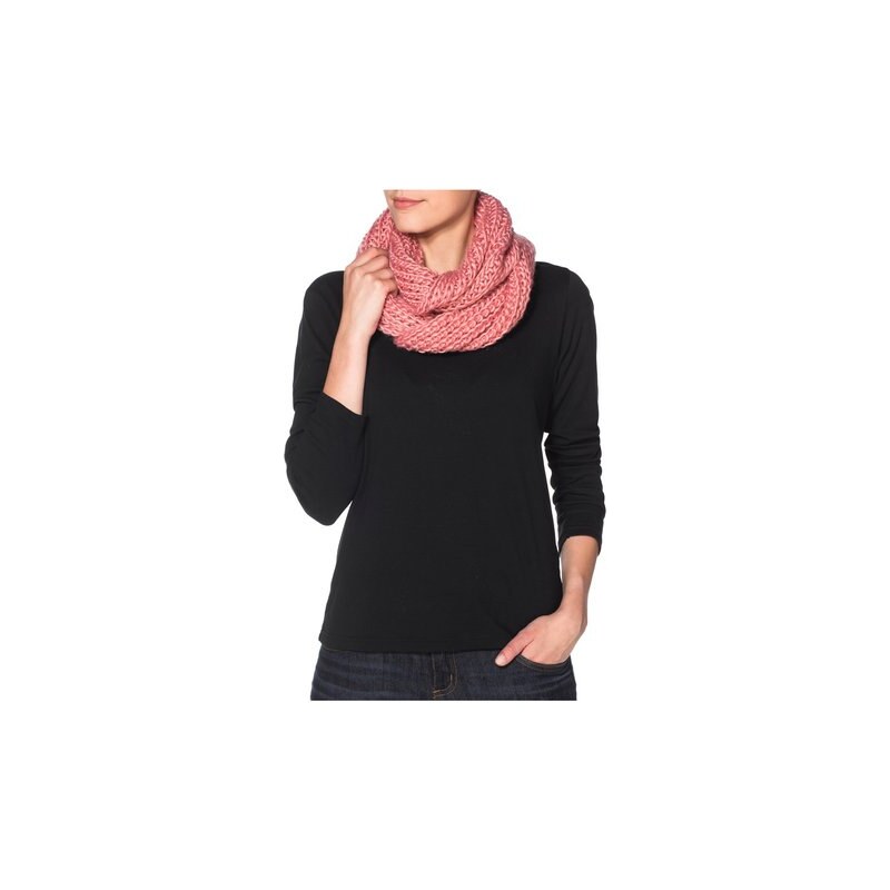 Damen Loop-Schal aus Grobstrick SHEEGO rosa