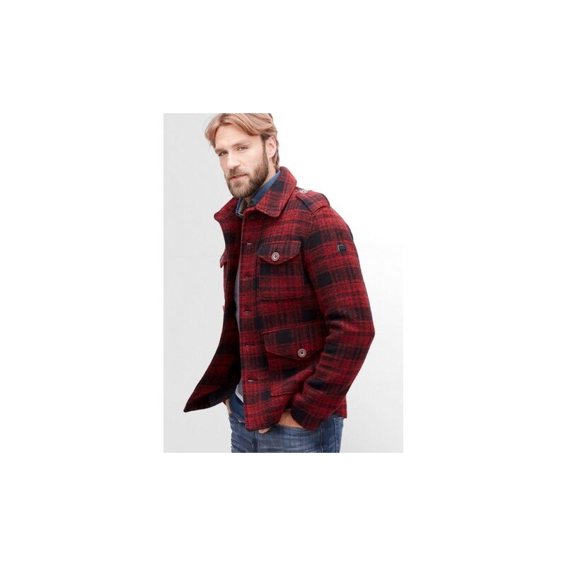 RED LABEL Jacke mit Karomuster S.OLIVER RED LABEL rot 3XL,L (50),M (48),XL (54),XXL (58)