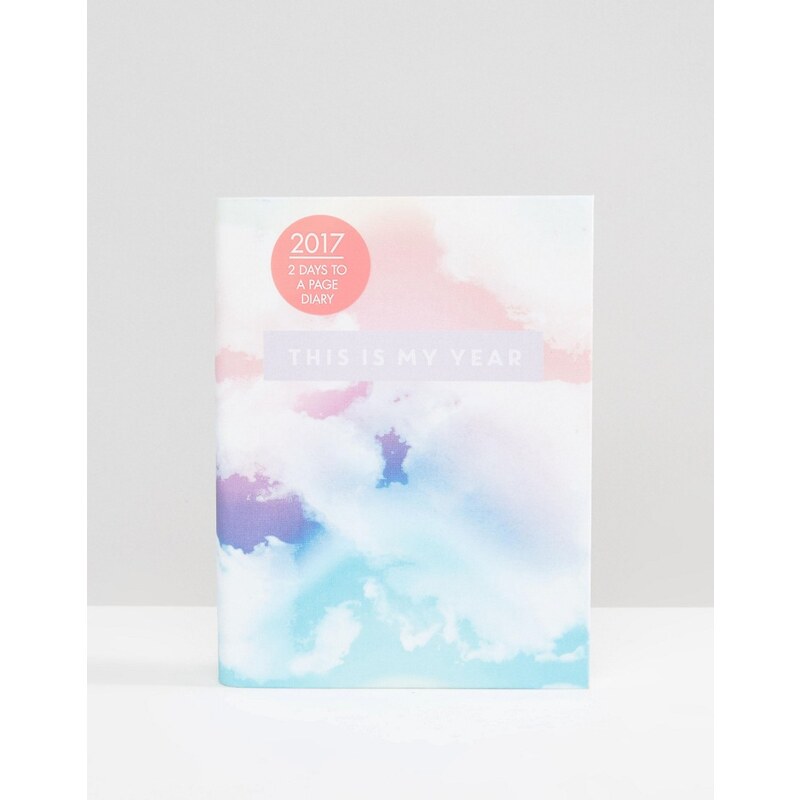 Paperchase - This is My Year Cloud 2017 - Tagebuch - Mehrfarbig