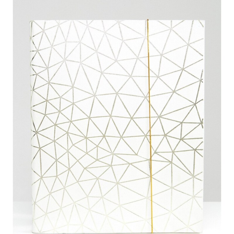 Paperchase - Gothic Garden - Großes Notizbuch mit Ledereinband - Mehrfarbig