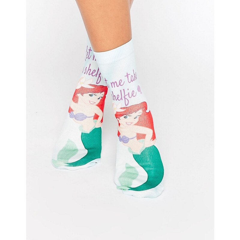 ASOS - Disney Little Mermaid Let Me Take A Shelfie - Socken - Mehrfarbig