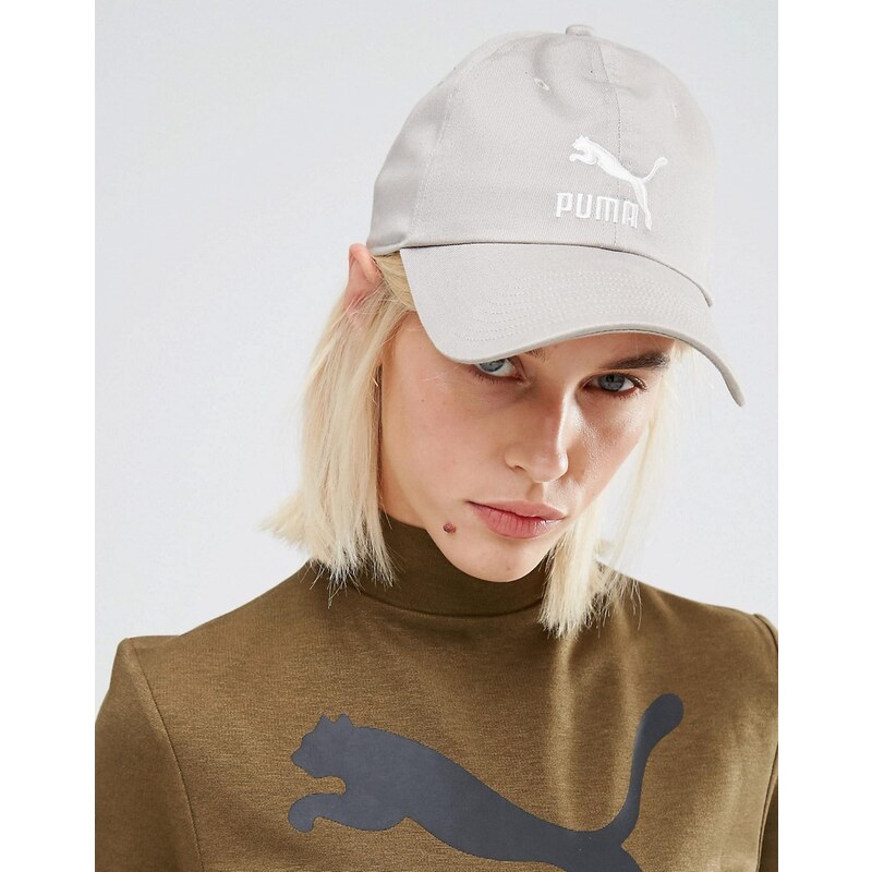Puma - Exklusiv bei ASOS - Graue Kappe mit Logo - Grau
