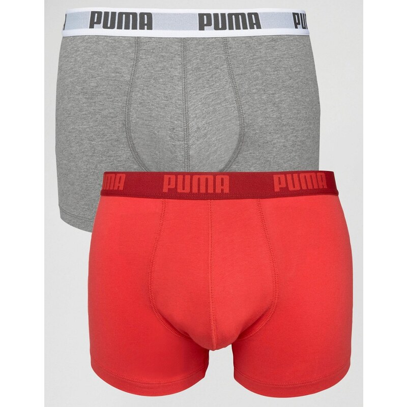 Puma - Unterhosen aus Stretchbaumwolle im 2er-Set - Mehrfarbig