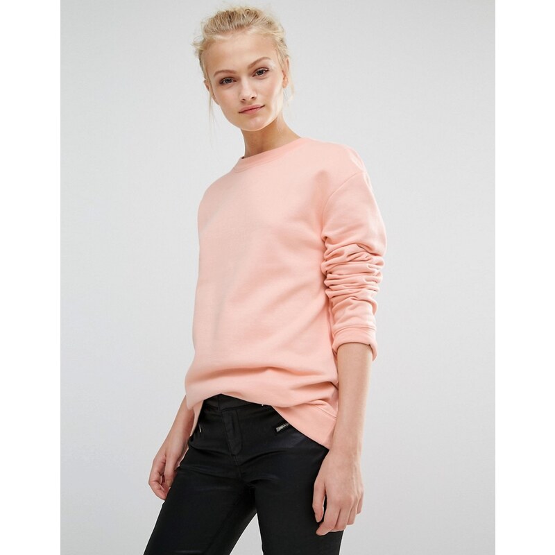 Warehouse - Oversize-Sweatshirt - Rosa