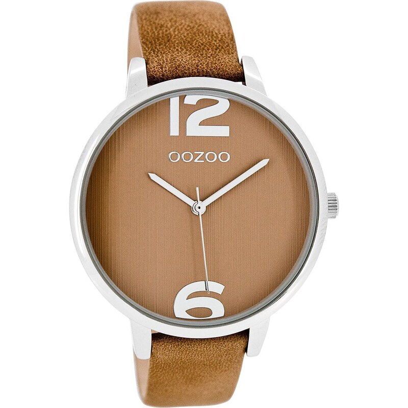 Oozoo Damen-Armbanduhr mit Lederband Sand 42 mm C8341