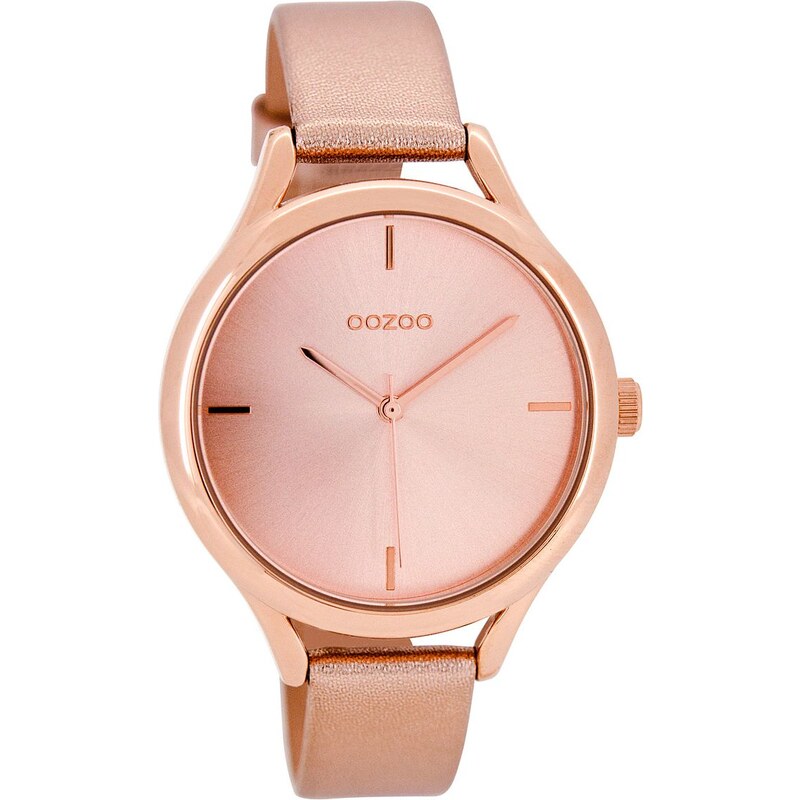 Oozoo Damen-Armbanduhr mit Lederband Rosé C8347