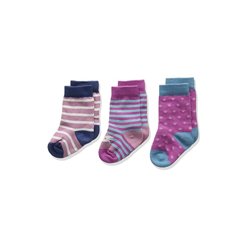 Unbekannt Baby-Mädchen 3 Pack Socks, 3