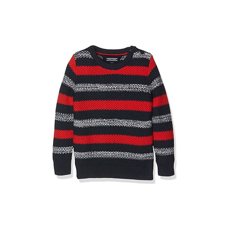 Tommy Hilfiger Jungen Pullover Darrel Stripe Cn Sweater L/S