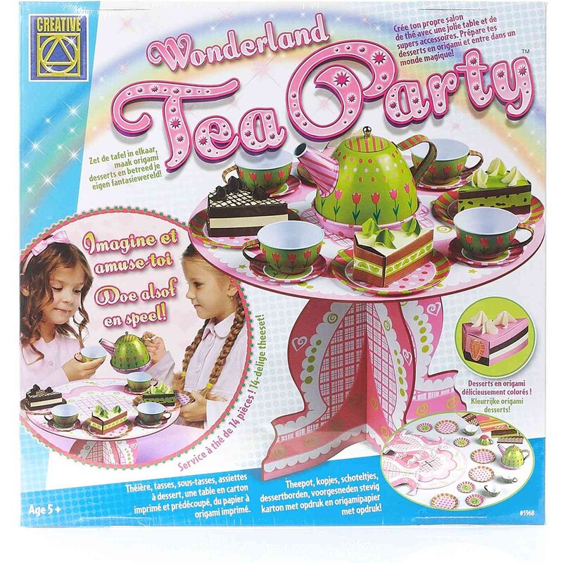 BSM Creative - Wonderland Tea Party Set - rosa