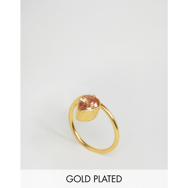 Ottoman Hands - Ring in Tränenform - Gold