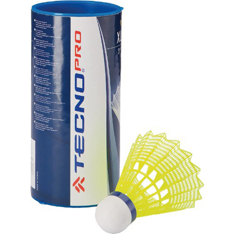 Tecno Pro: Badmintonball XL 400 3er, gelb, verfügbar in Größe 78