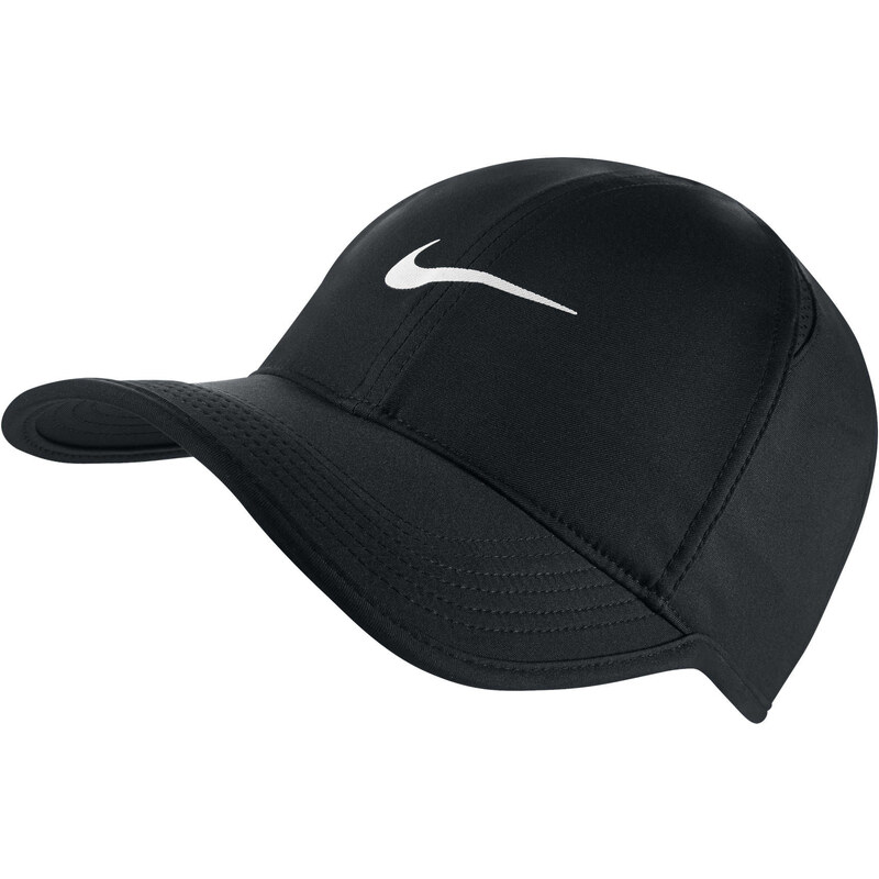Nike Tenniskappe Featherlight, schwarz