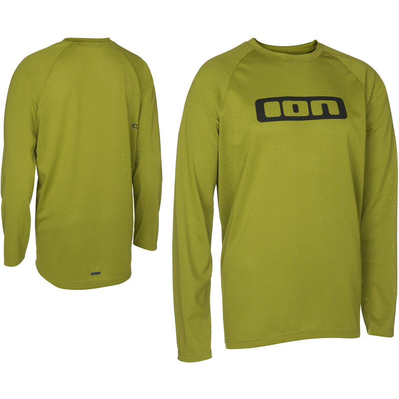 ION: Herren Rad T-Shirt Tee LS Vice, olive, verfügbar in Größe XXL,M,S