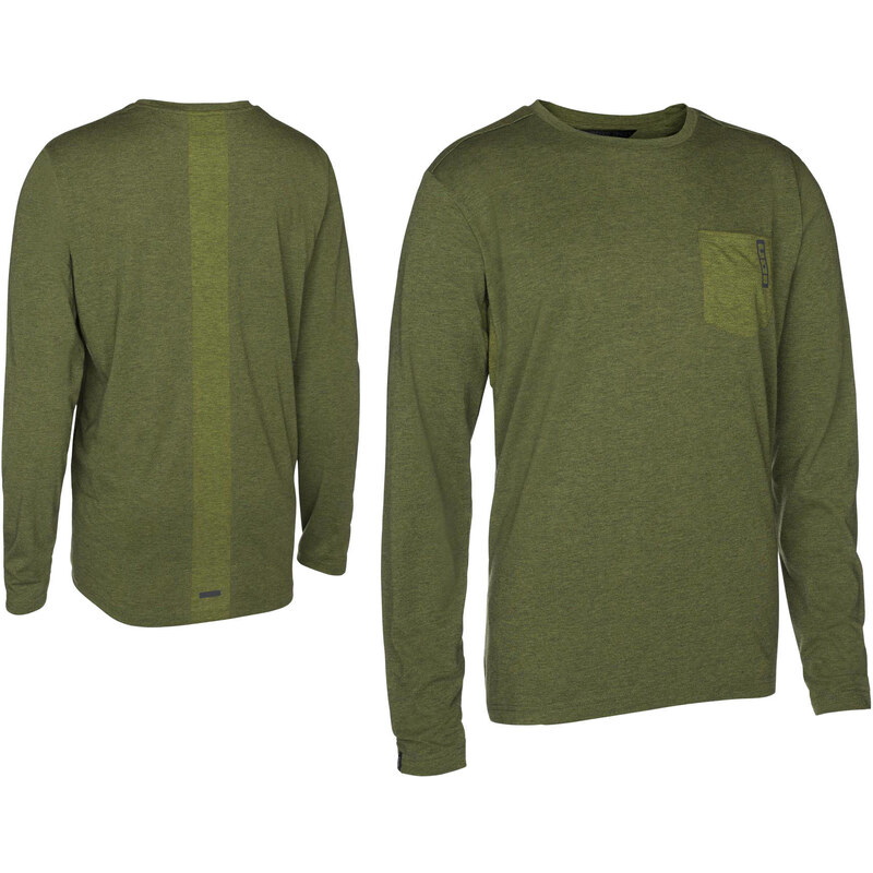 ION: Herren T-Shirt Tee LS Roam, olive, verfügbar in Größe XL,XXL,L,M