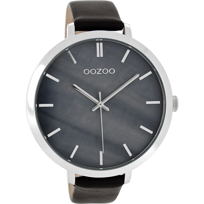 Oozoo XL Damenuhr Schwarz/Grau 48 mm C8354