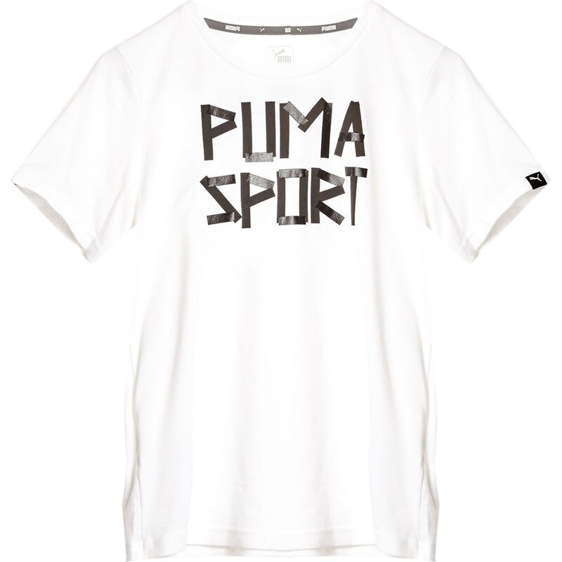 Puma T-Shirt aus Baumwolle - weiß