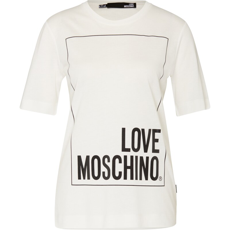 Love Moschino Shirt mit Label Print