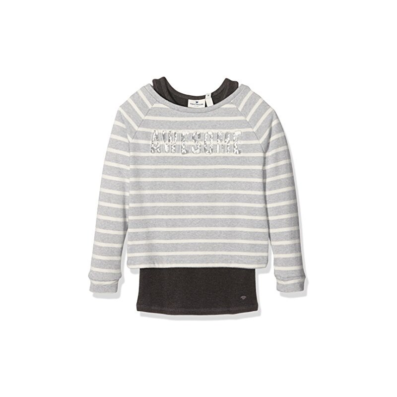 TOM TAILOR Kids Mädchen Sweatshirt Two Pack Striped Sweater