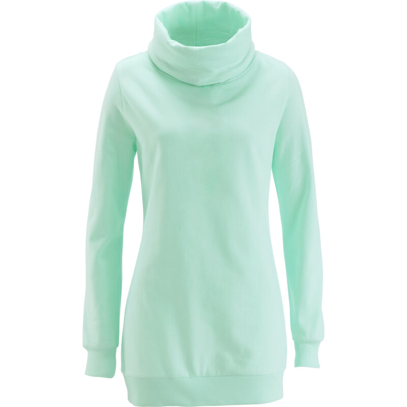bpc bonprix collection Long-Sweatshirt langarm in grün für Damen von bonprix