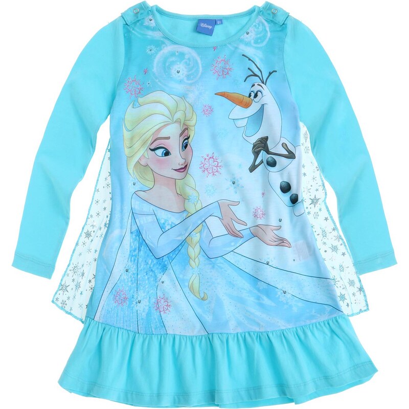 Disney Die Eiskönigin Nachthemd blau in Größe 104 für Mädchen aus Vorderseite: 100% Polyester 100% Polyester 100% Baumwolle