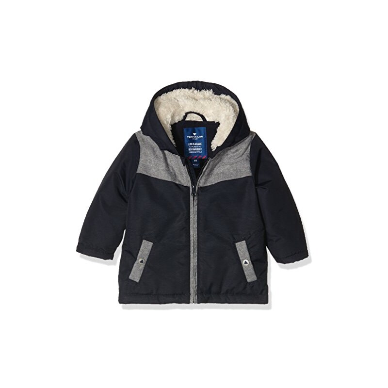TOM TAILOR Kids Baby-Jungen Jacke Casual Fabric Mix Parka