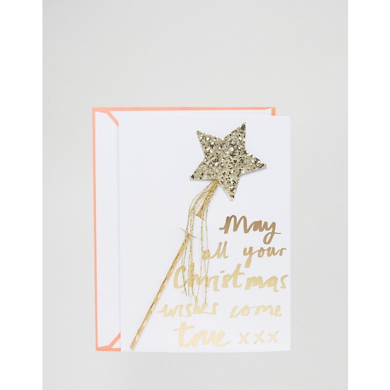 Meri Meri - Star Wand - Weihnachtskarte - Mehrfarbig