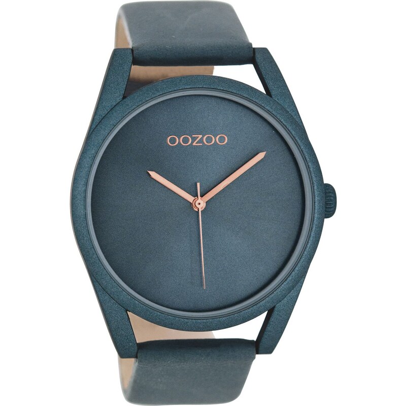 Oozoo Damen-Armbanduhr mit Lederband Blau C8398