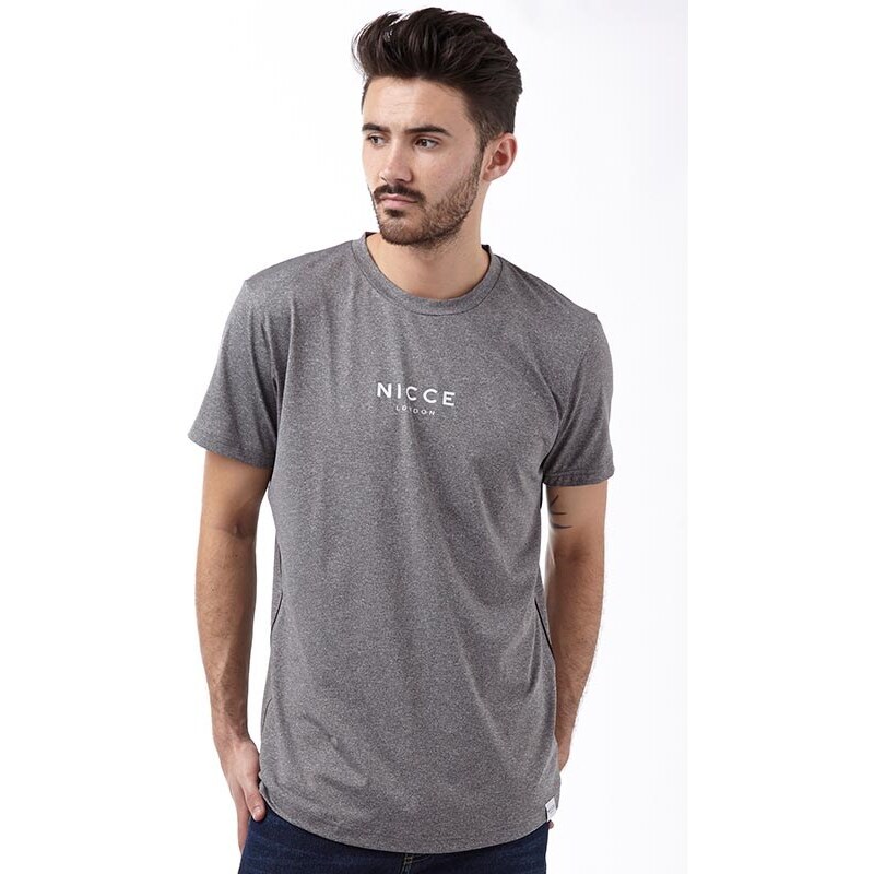 Nicce Mens Tech T-Shirt Grey