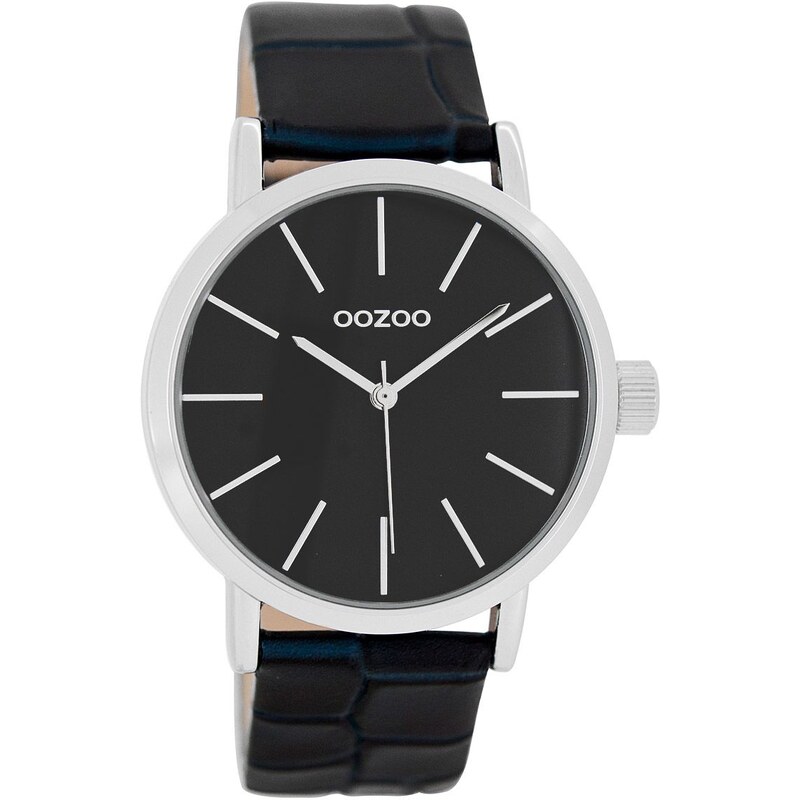 Oozoo Damen-Armbanduhr mit Lederband Schwarz 40 mm C8424