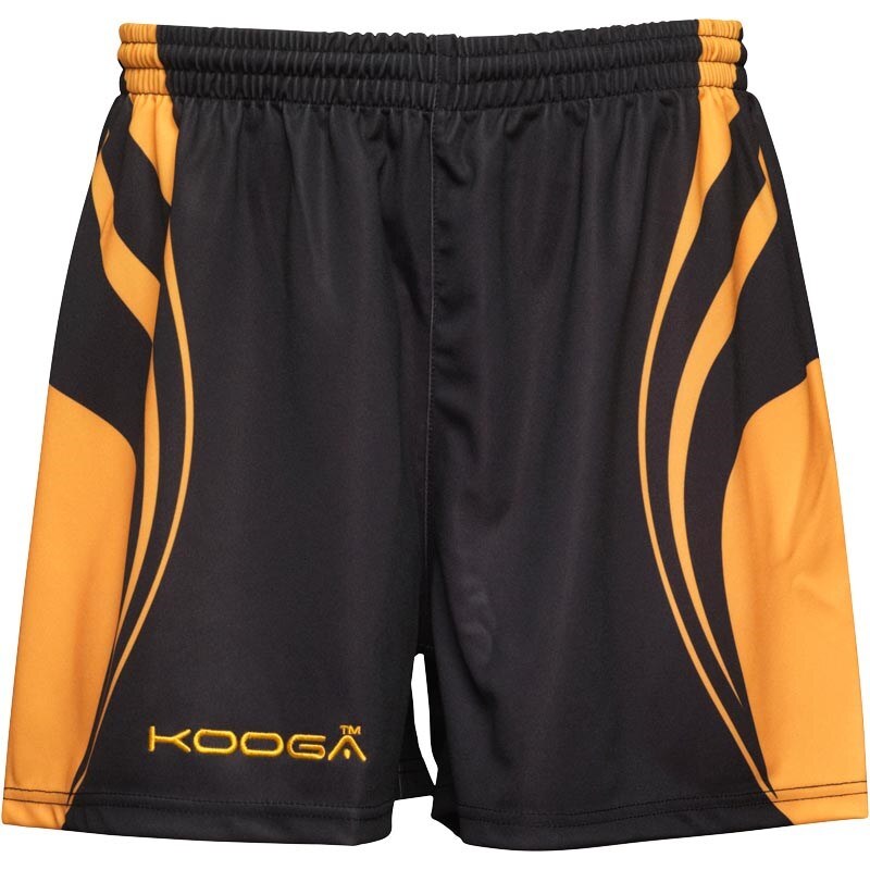 KooGa Mens Curve Match Short Black/Gold