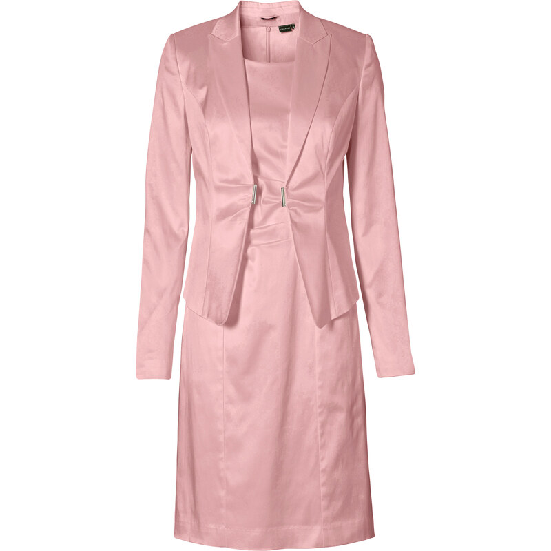 BODYFLIRT Kostüm aus Blazer + Kleid (2-tlg. Set) in rosa für Damen von bonprix