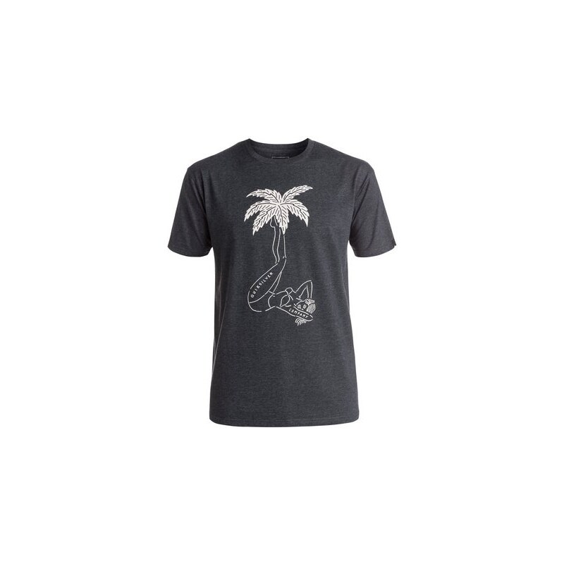QUIKSILVER T-Shirt Heather Wet Palms schwarz L(54),M(50),S(46),XL(58)
