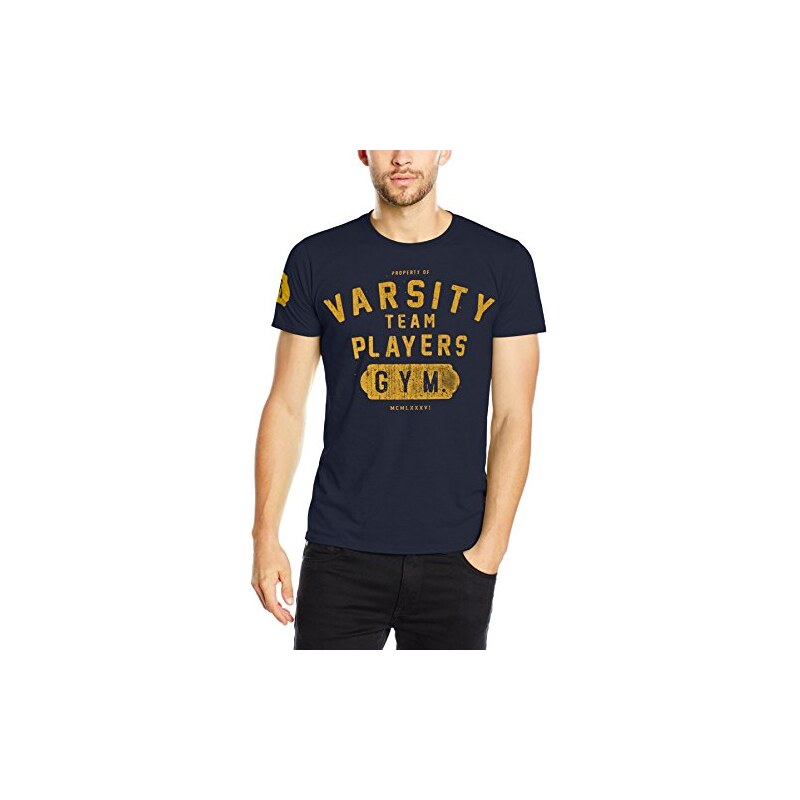 Varsity Team Players Herren Mens T-Shirt-Navy