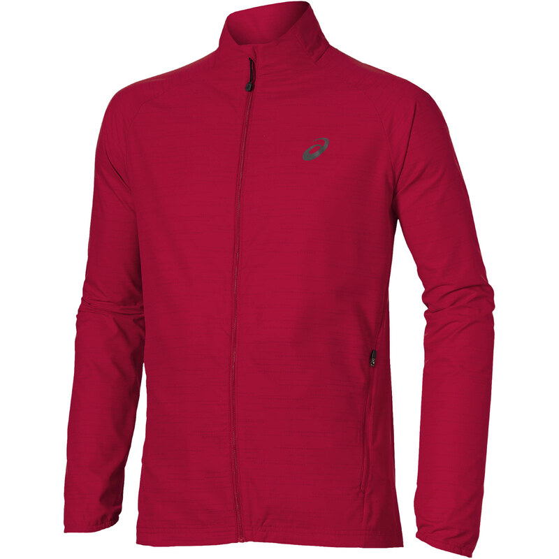 Asics: Herren Laufjacke Lite-Show Jacket, rot, verfügbar in Größe L,M
