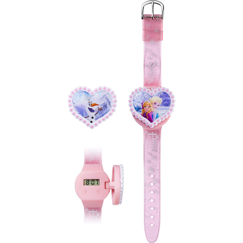 Disney Die Eiskönigin LCD Uhr rosa in Größe UNI für Mädchen