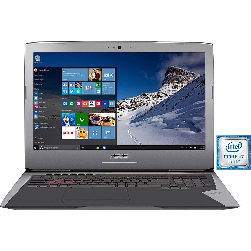Asus G752VS-BA183T Notebook, Intel® Core? i7, 43,9 cm (17,3 Zoll), 1512 GB Speicher