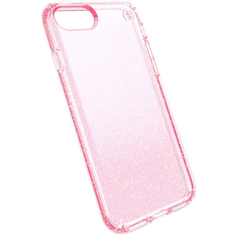 Speck HardCase »PRESIDIO iPhone (7) CLEAR GLITTER ROSE PINK WITH R«